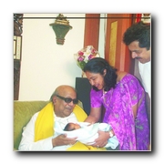 Sarath Kumar couple with DMK President